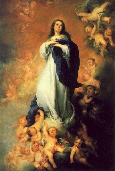 Bartolome Esteban Murillo The Immaculate Conception of the Escorial Sweden oil painting art